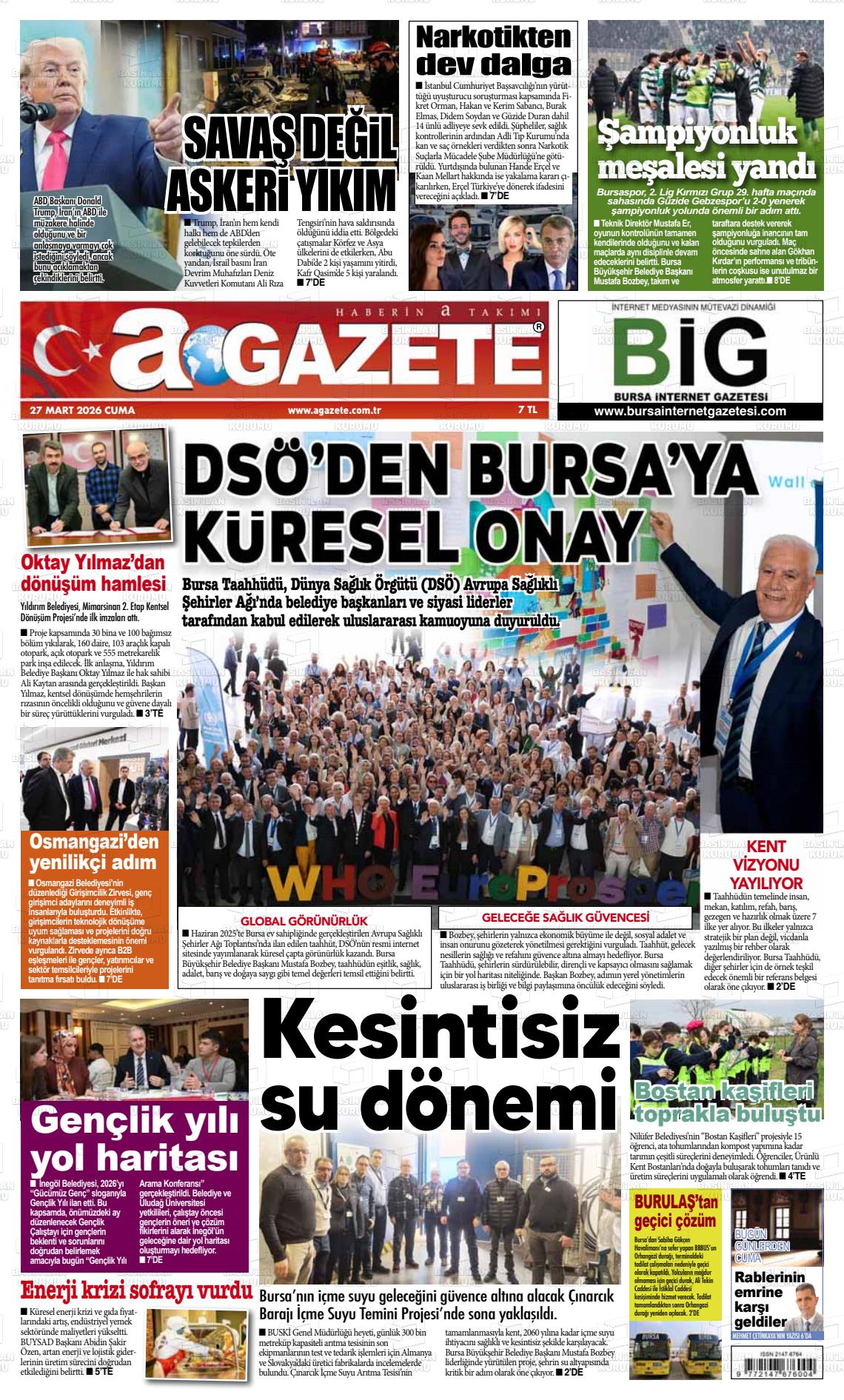 Bursa Agazete 27.03.2026