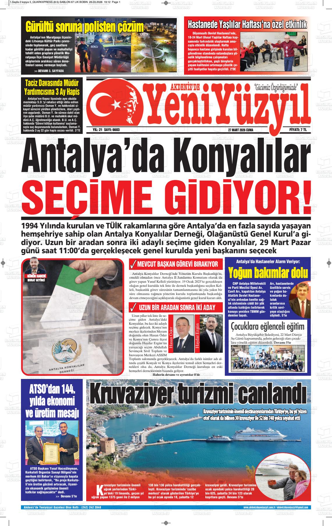 Antalya Akdenizdeyeniyuzyil 27.03.2026