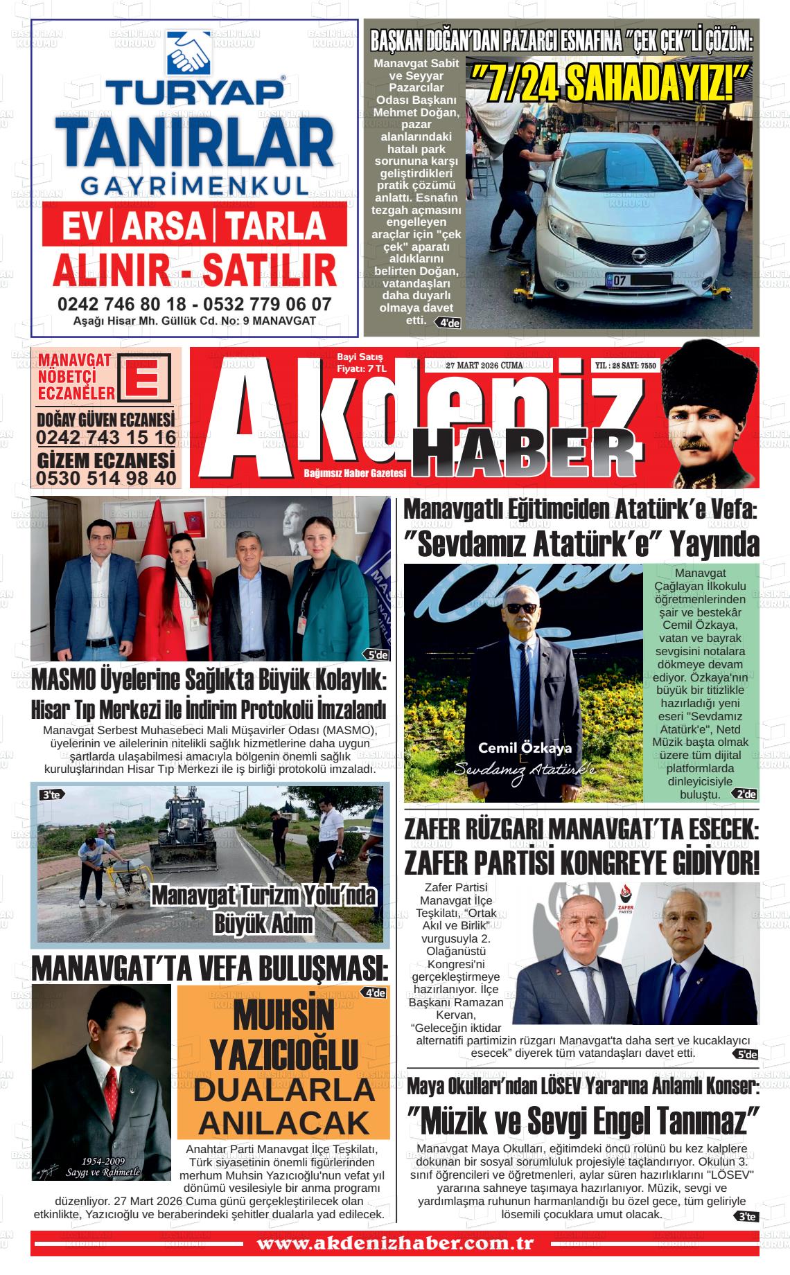 Antalya Akdenizhaber 27.03.2026