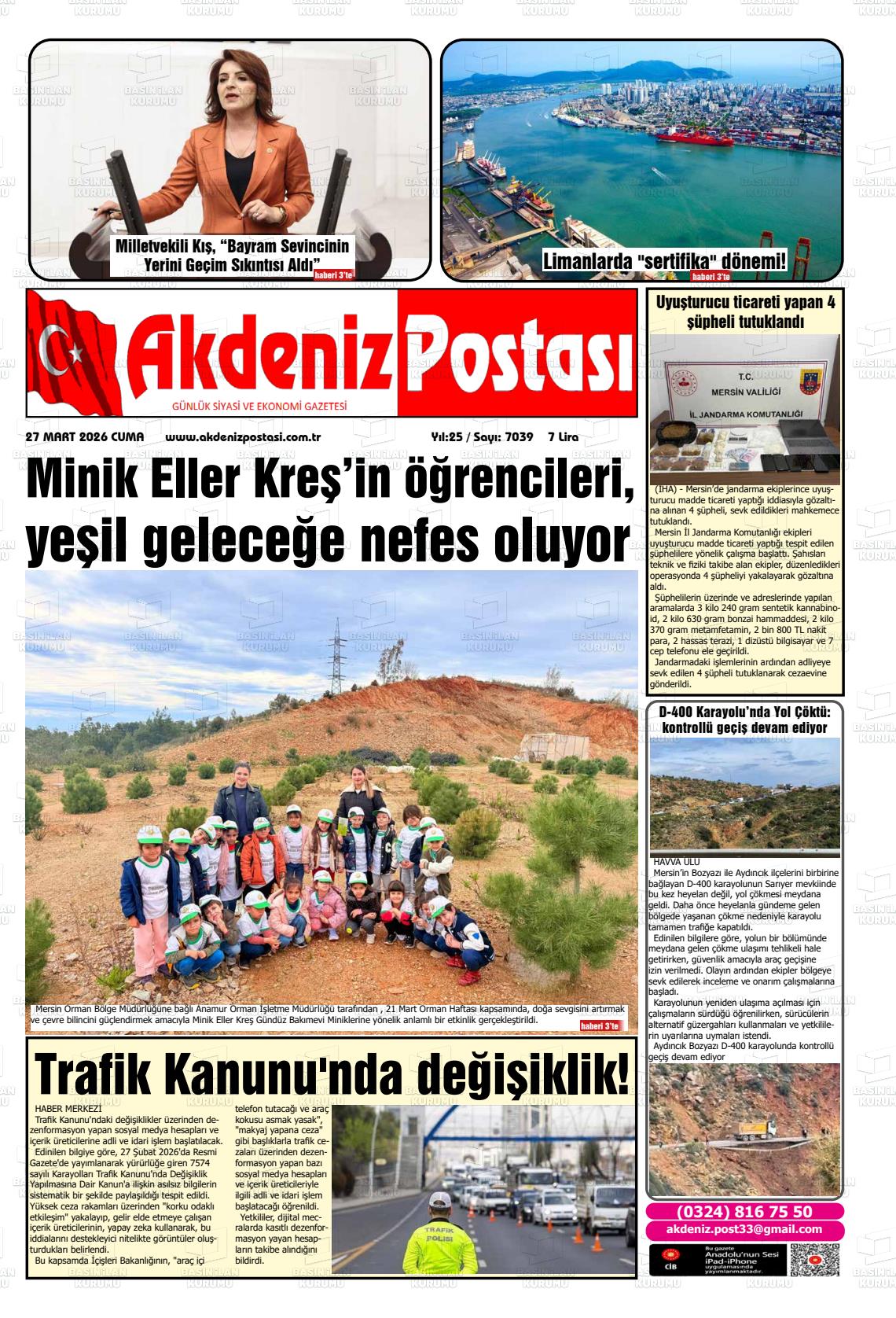 Mersin Akdenizpostasi 27.03.2026