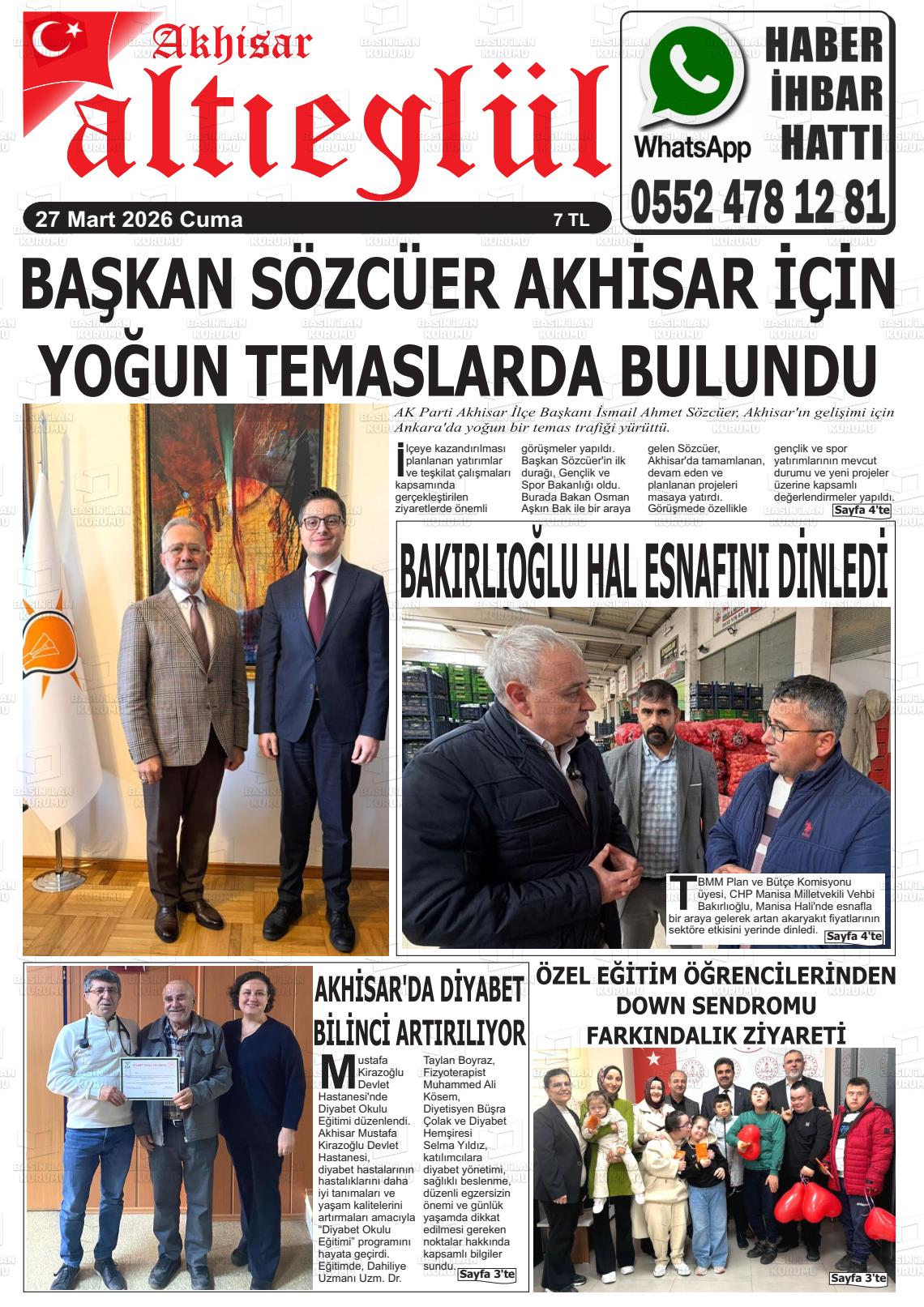 Manisa Akhisargundem 27.03.2026