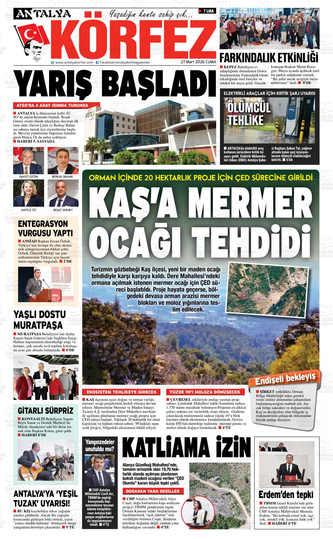 Antalya Korfez 27.03.2026