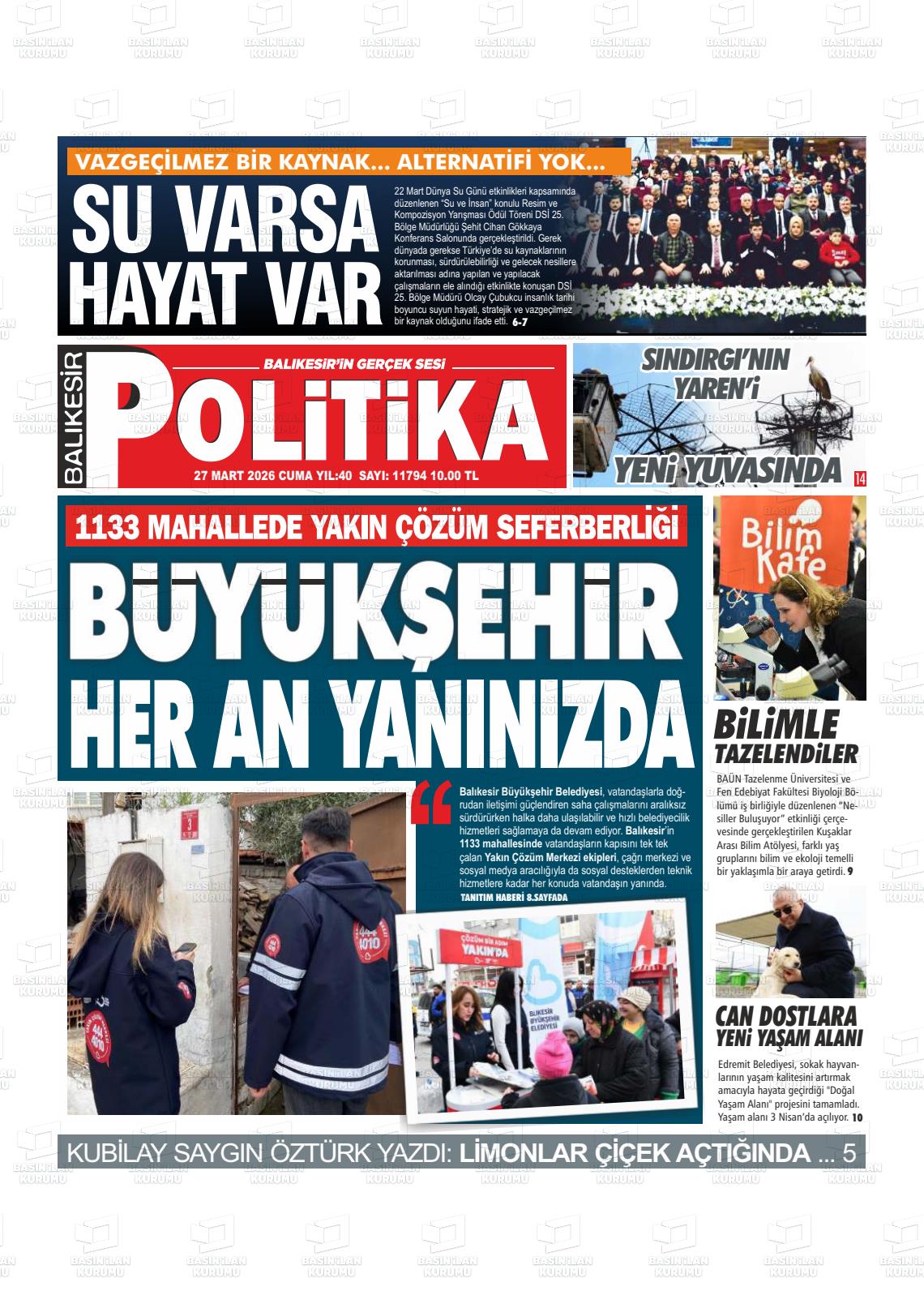 Balikesir Politika 27.03.2026