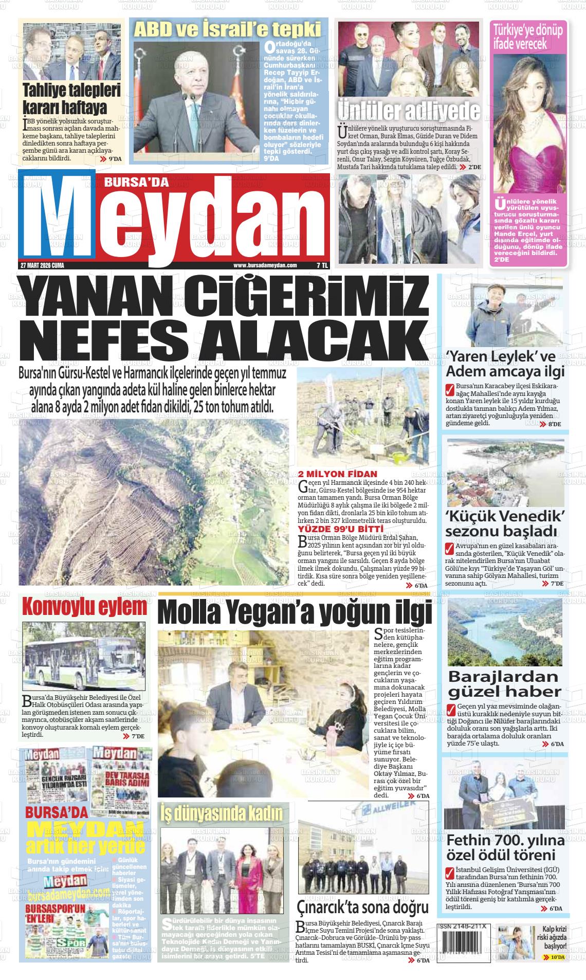 Bursa Dameydan 27.03.2026