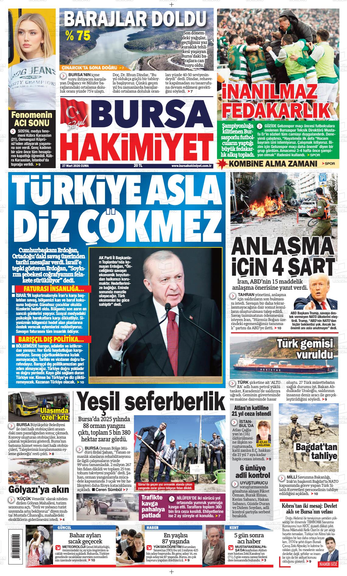 Bursa Hakimiyet 27.03.2026