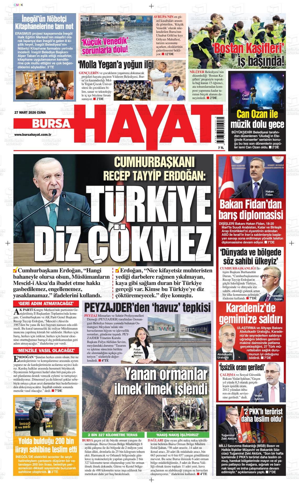 Bursa Hayat 27.03.2026