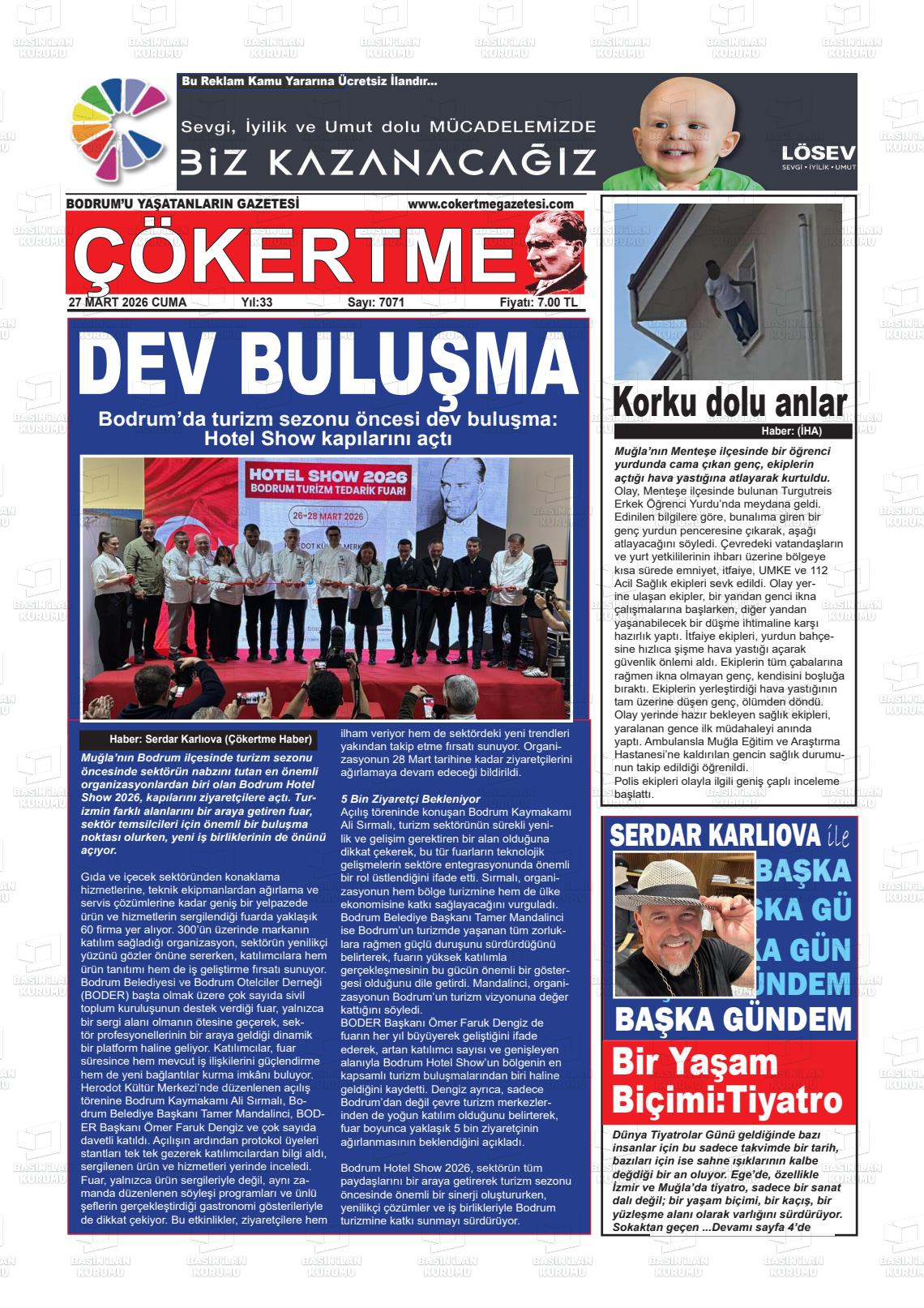 Mugla Cokertme 27.03.2026