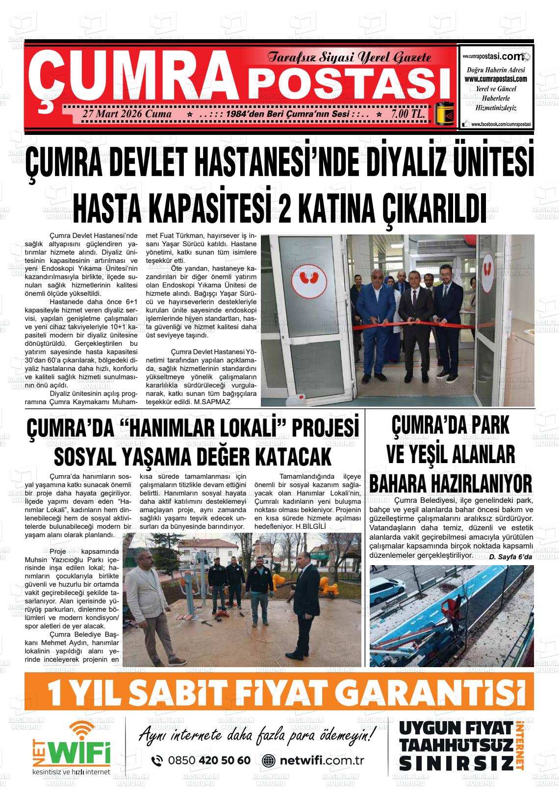 Konya Cumrapostasi 27.03.2026