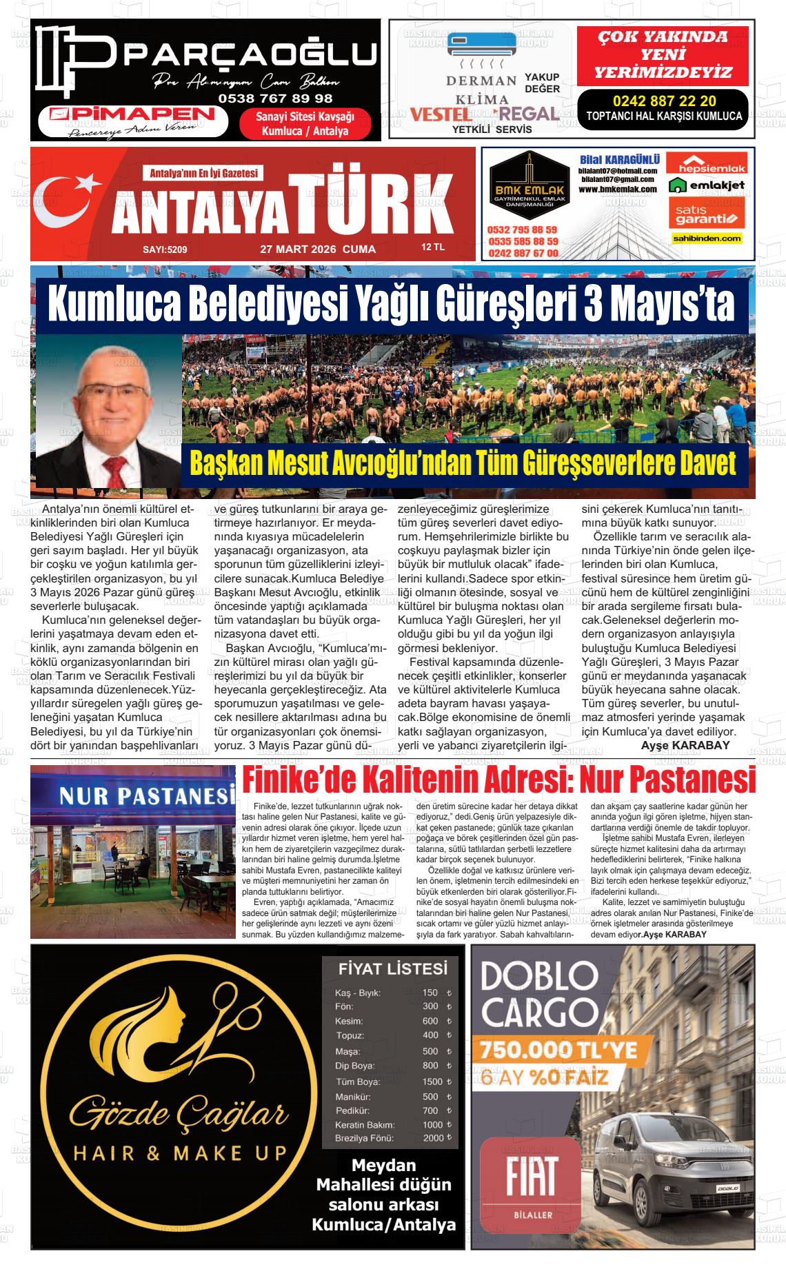 Antalya Finikea 27.03.2026