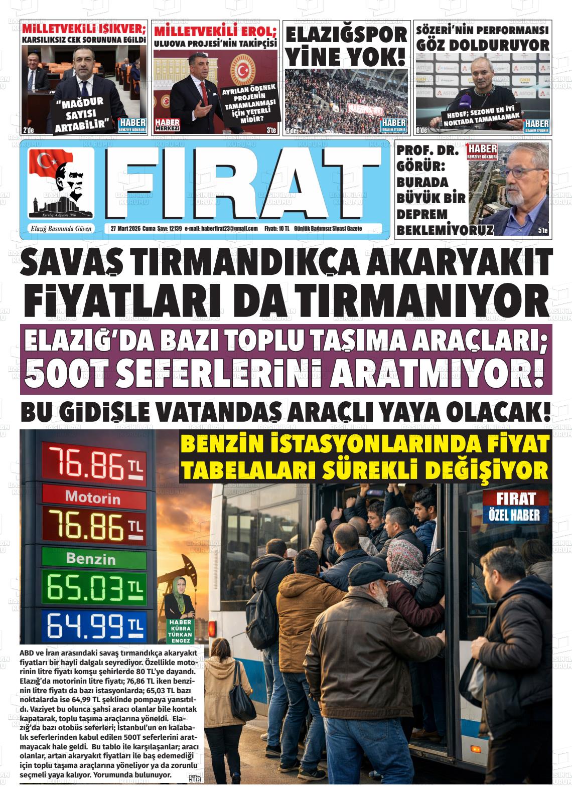 Elazig Firatgazetesi 27.03.2026