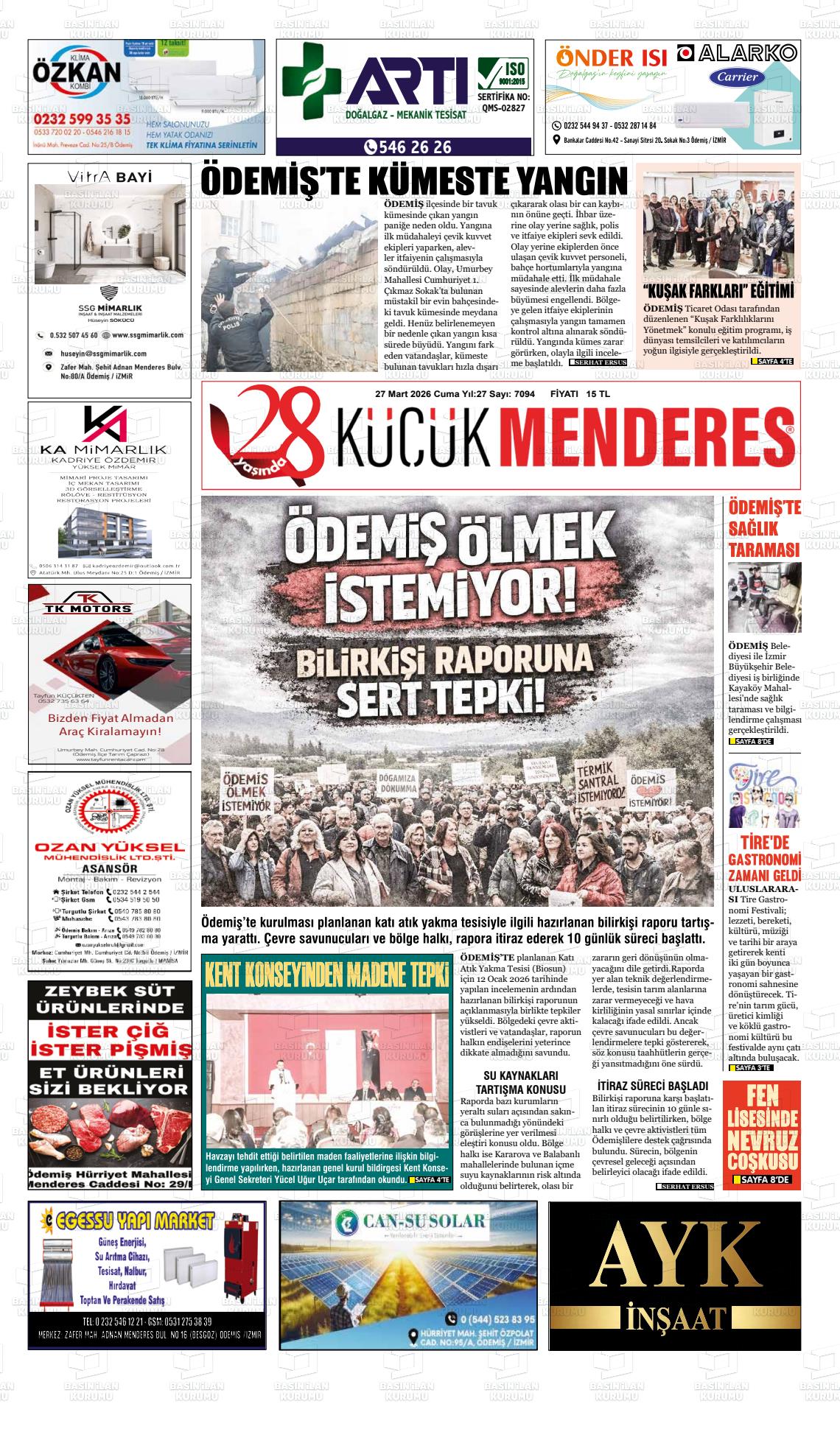 Izmir Kucukmenderes 27.03.2026