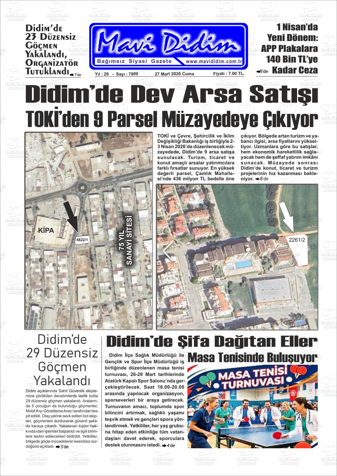 Aydin Mavididim 27.03.2026