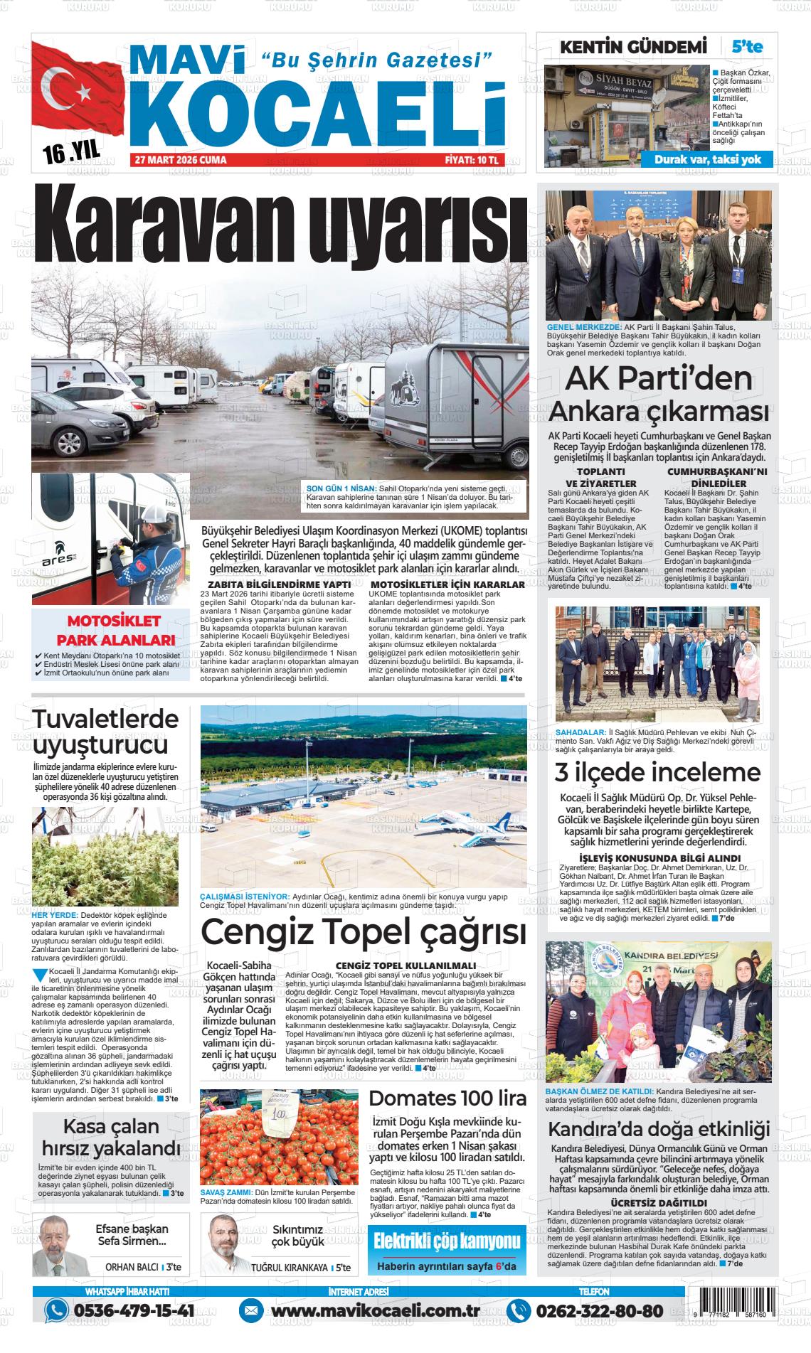 Kocaeli Mavi 27.03.2026