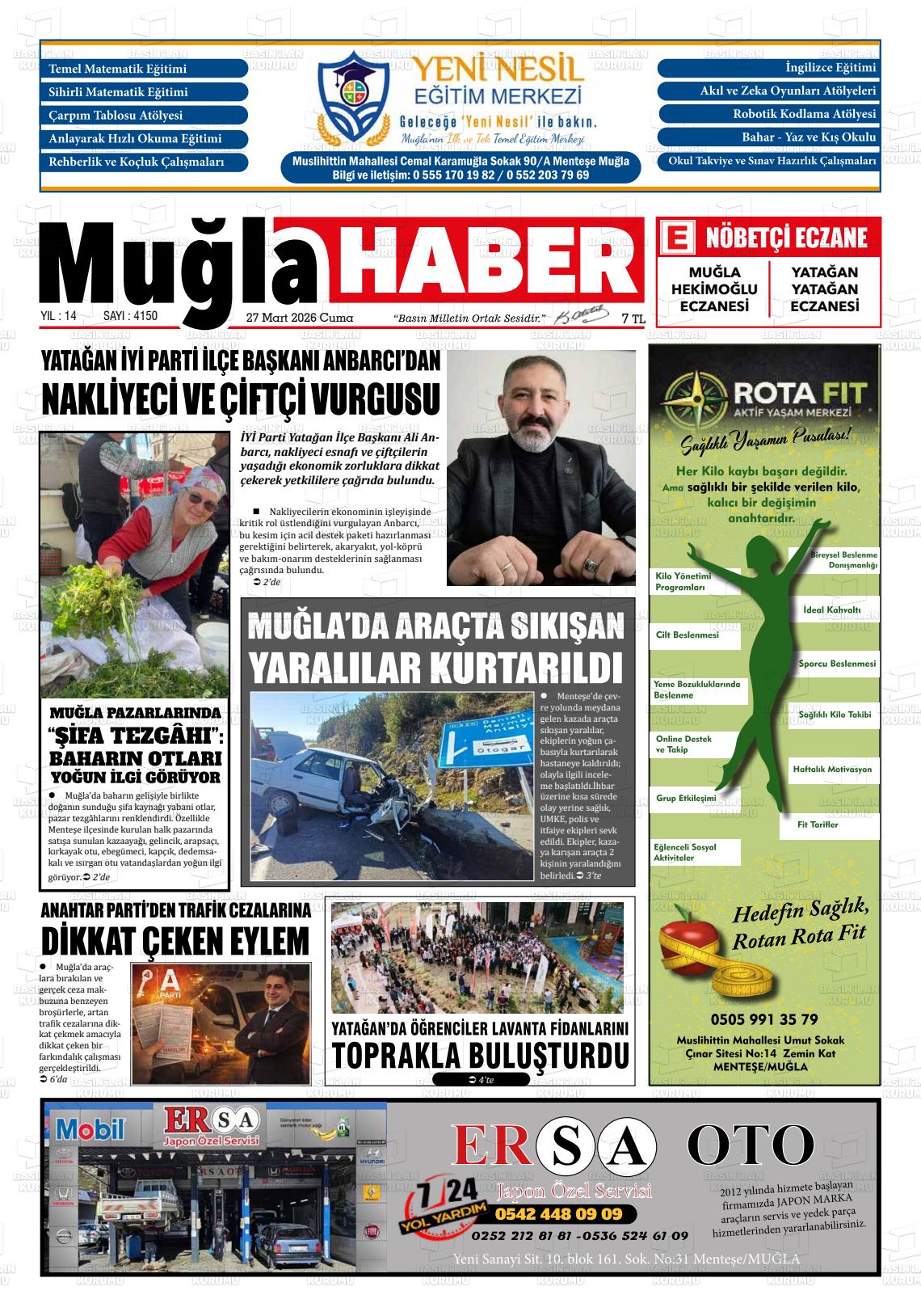 Mugla Haber 27.03.2026
