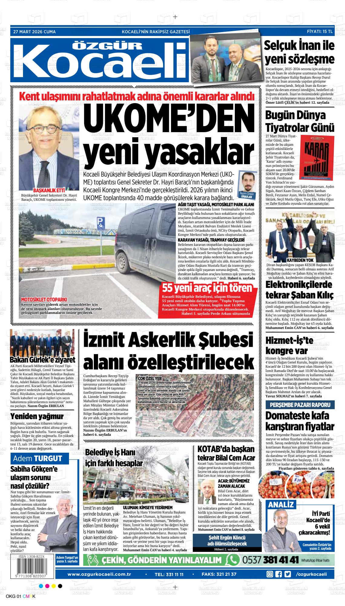 Kocaeli Ozgur 27.03.2026