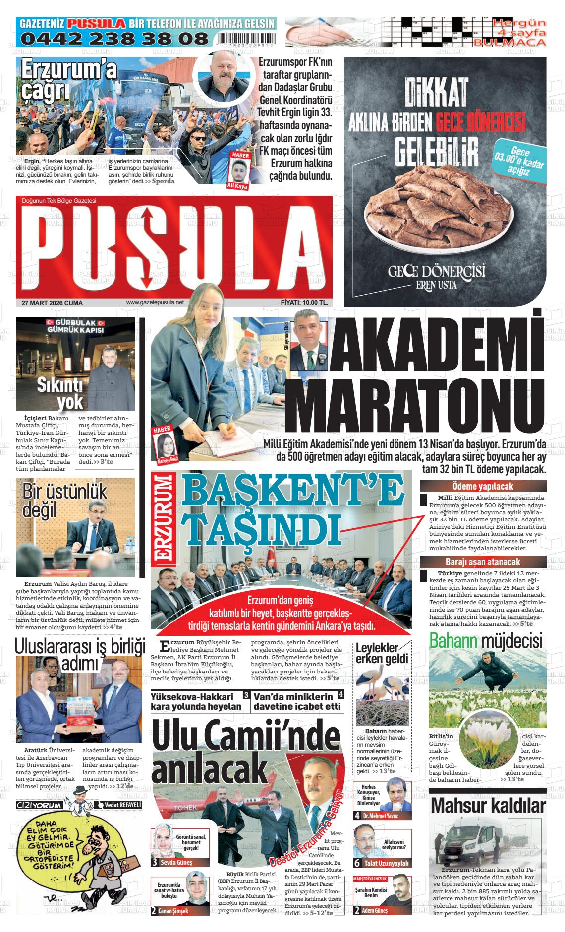 Zonguldak Pusula 27.03.2026
