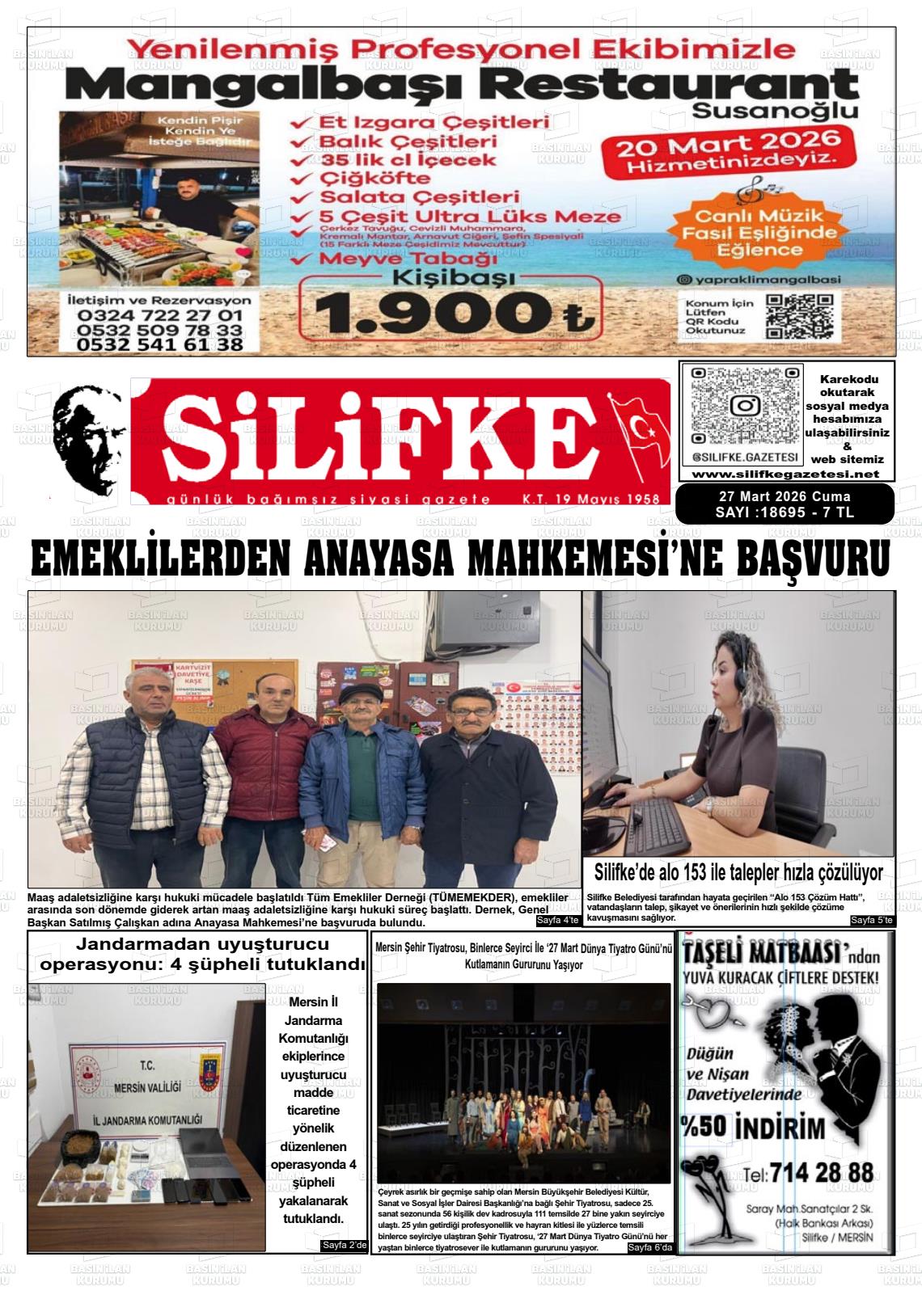 Mersin Silifke 27.03.2026