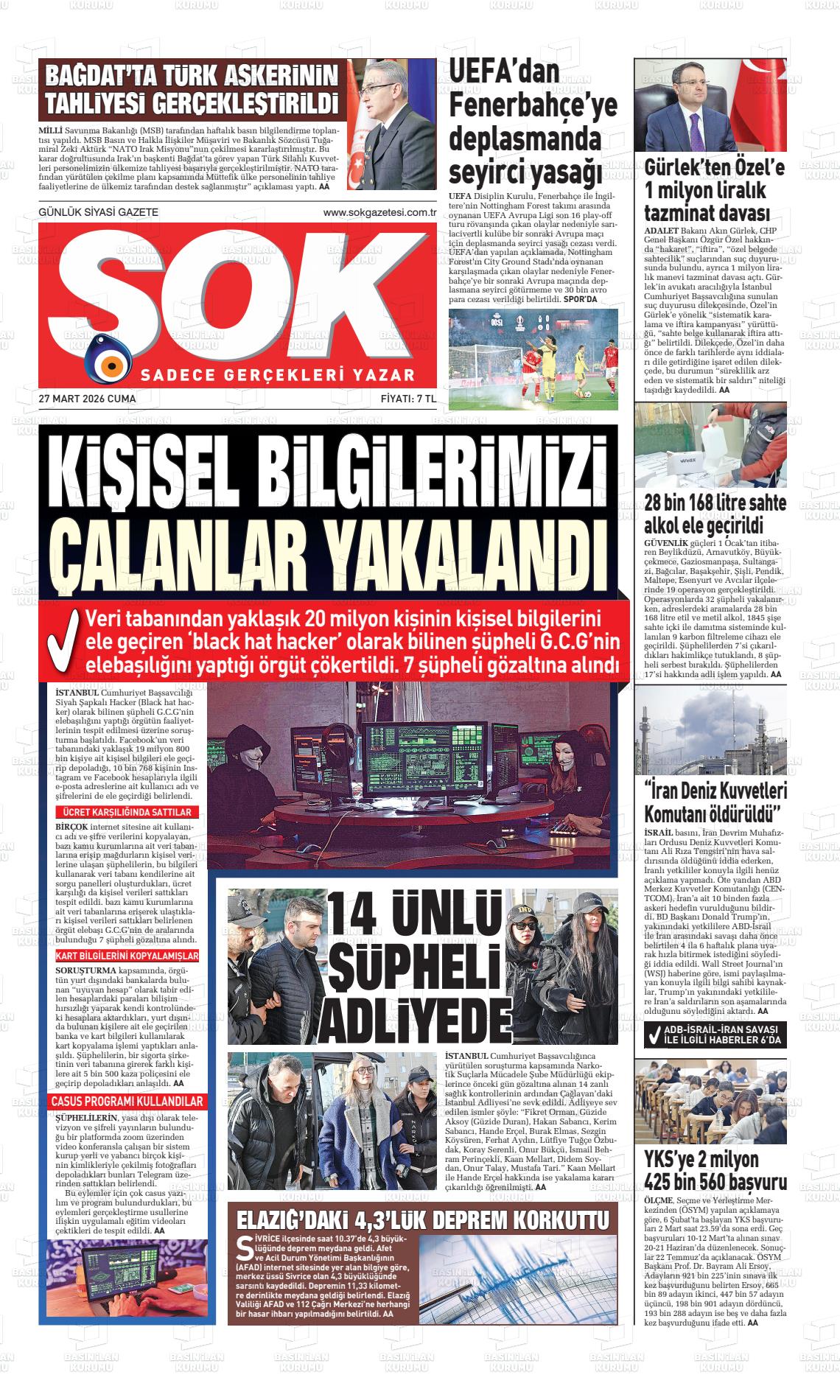Istanbul Sok 27.03.2026