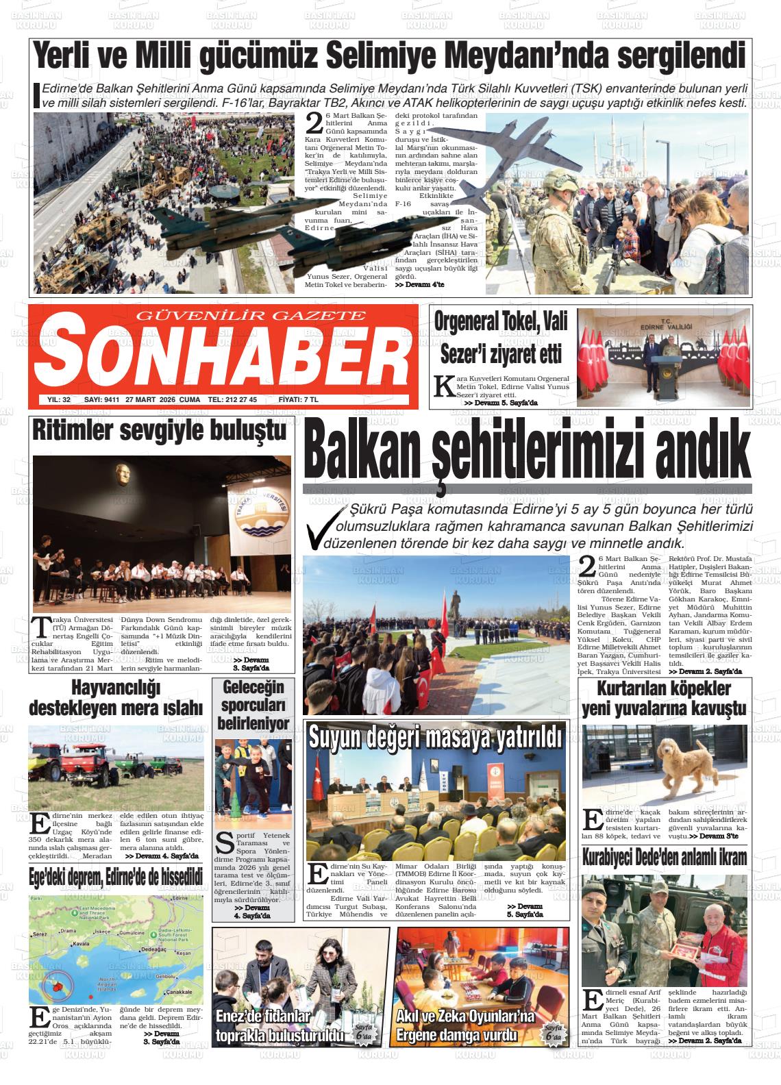 Eskisehir Sonhaber 27.03.2026