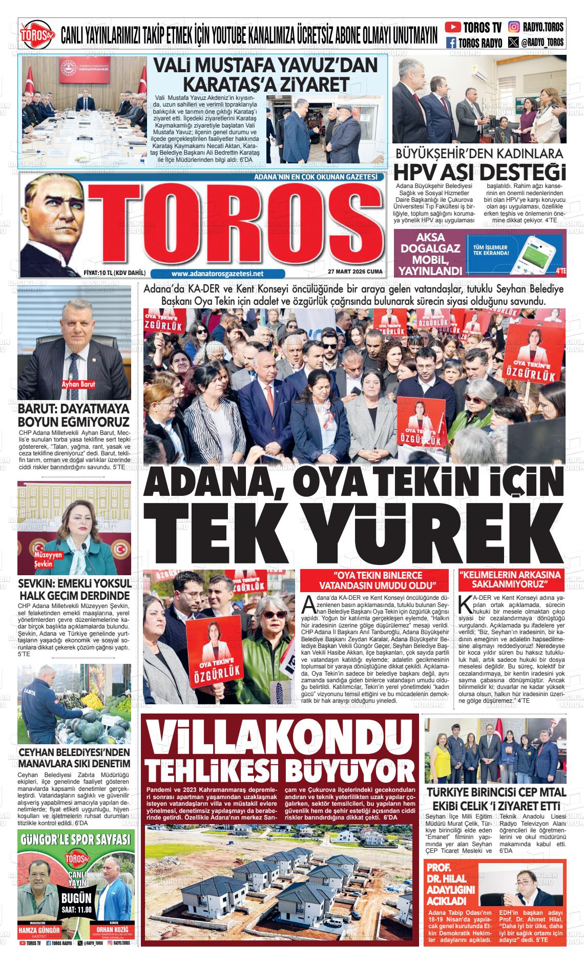 Antalya Toros 27.03.2026