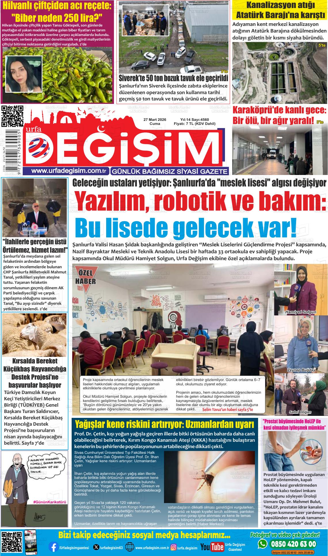 Sanliurfa Urfastar 27.03.2026