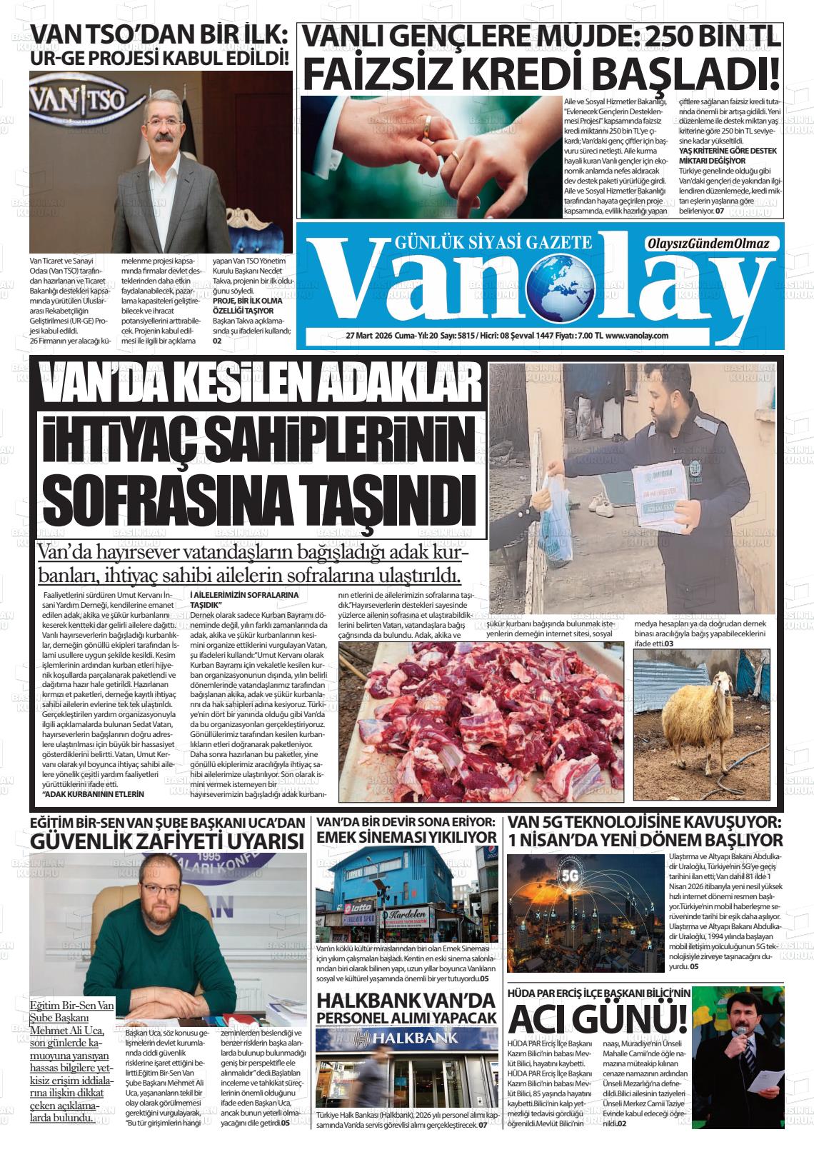 Van Olay 27.03.2026