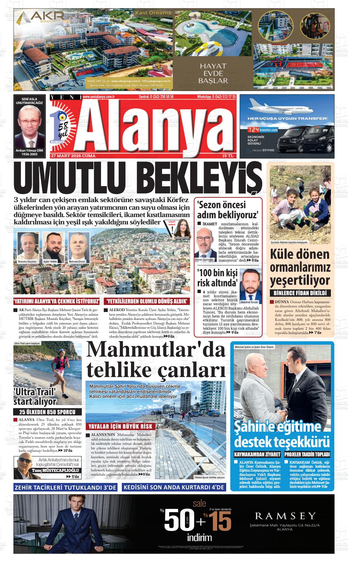 Antalya Yenialanya 27.03.2026