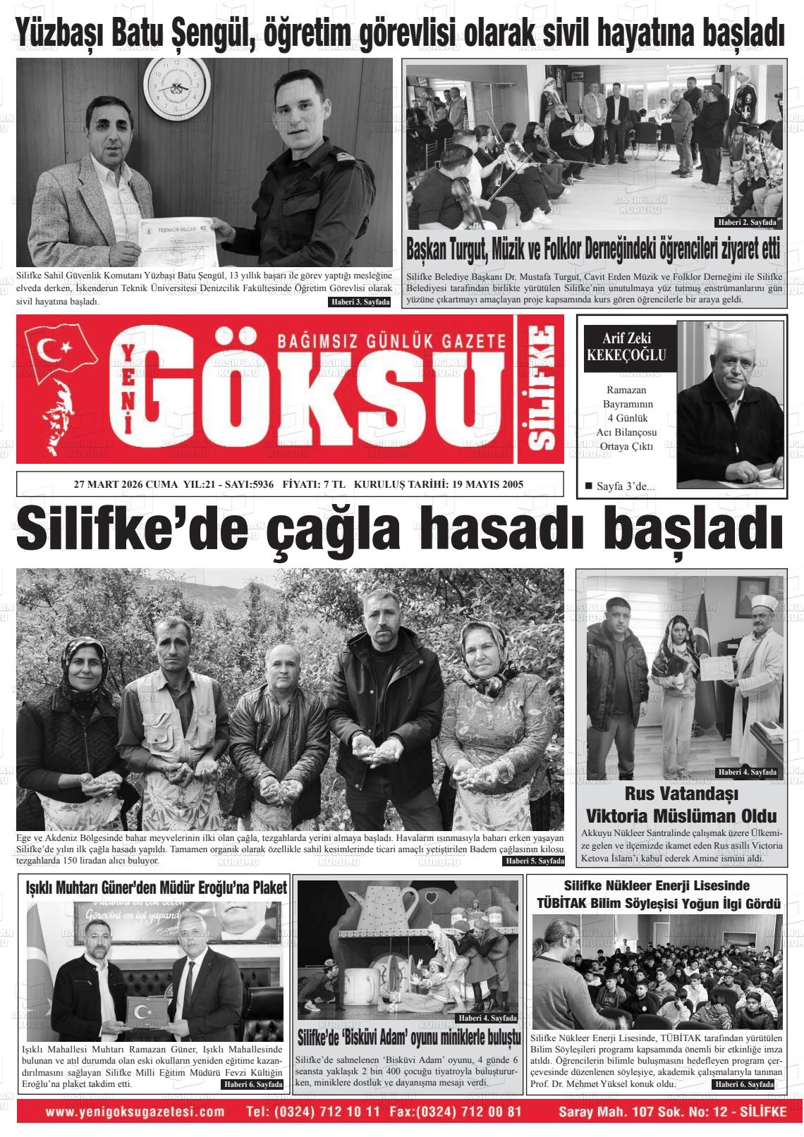 Mersin Yenigoksu 27.03.2026