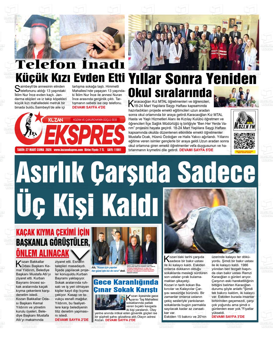 Adana Yenihursoz 27.03.2026