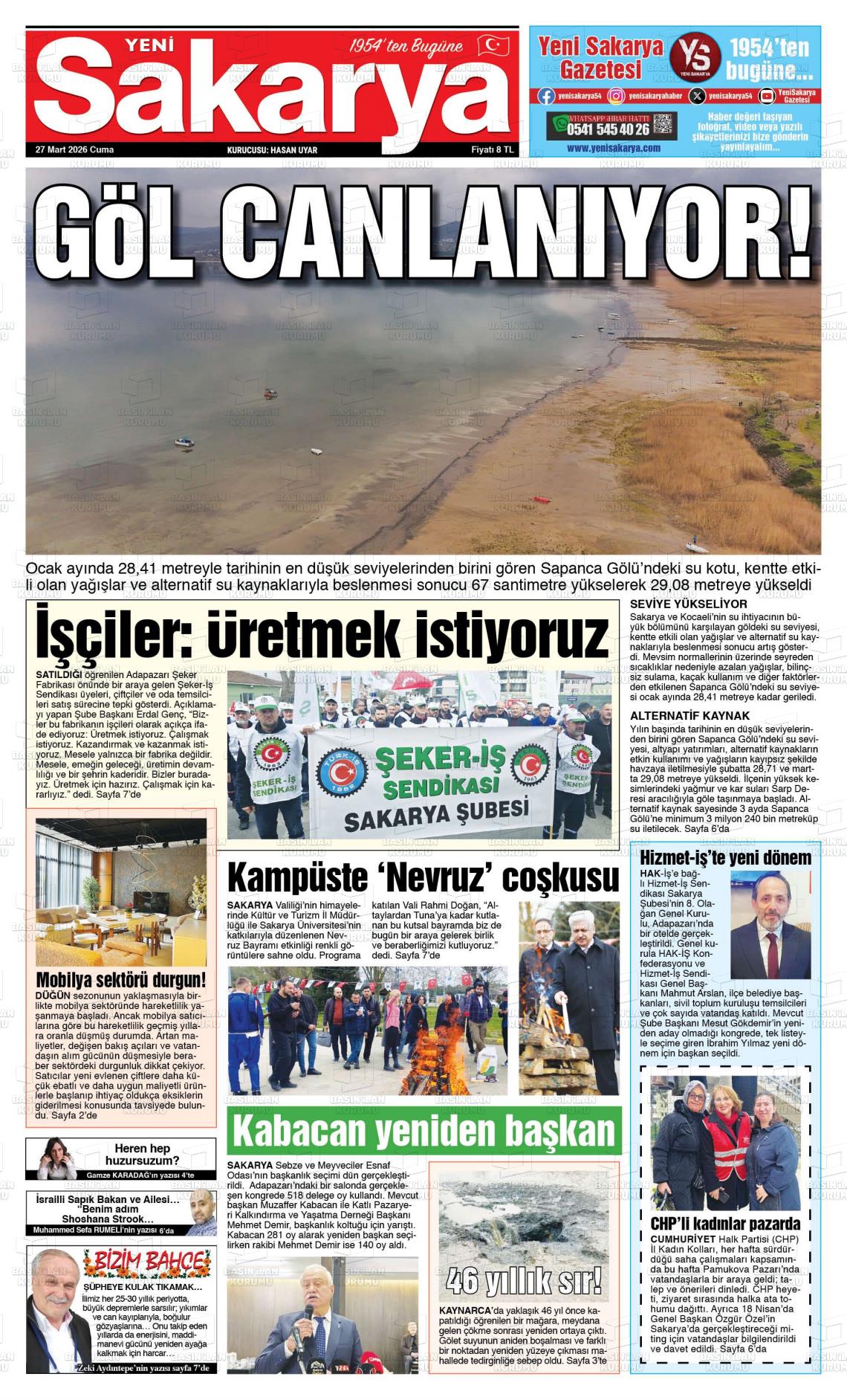 Sakarya Yeni 27.03.2026