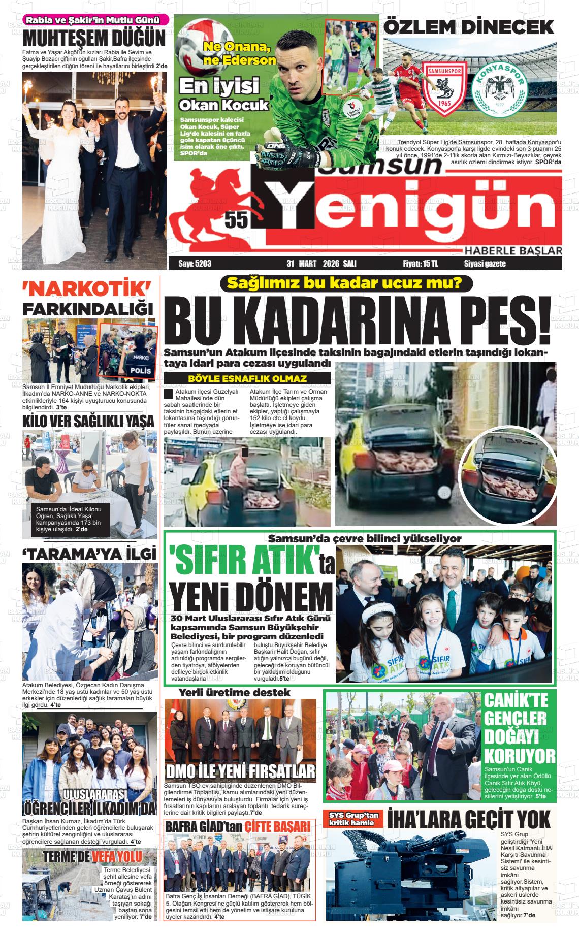 Samsun 55 Yenigun 31.03.2026