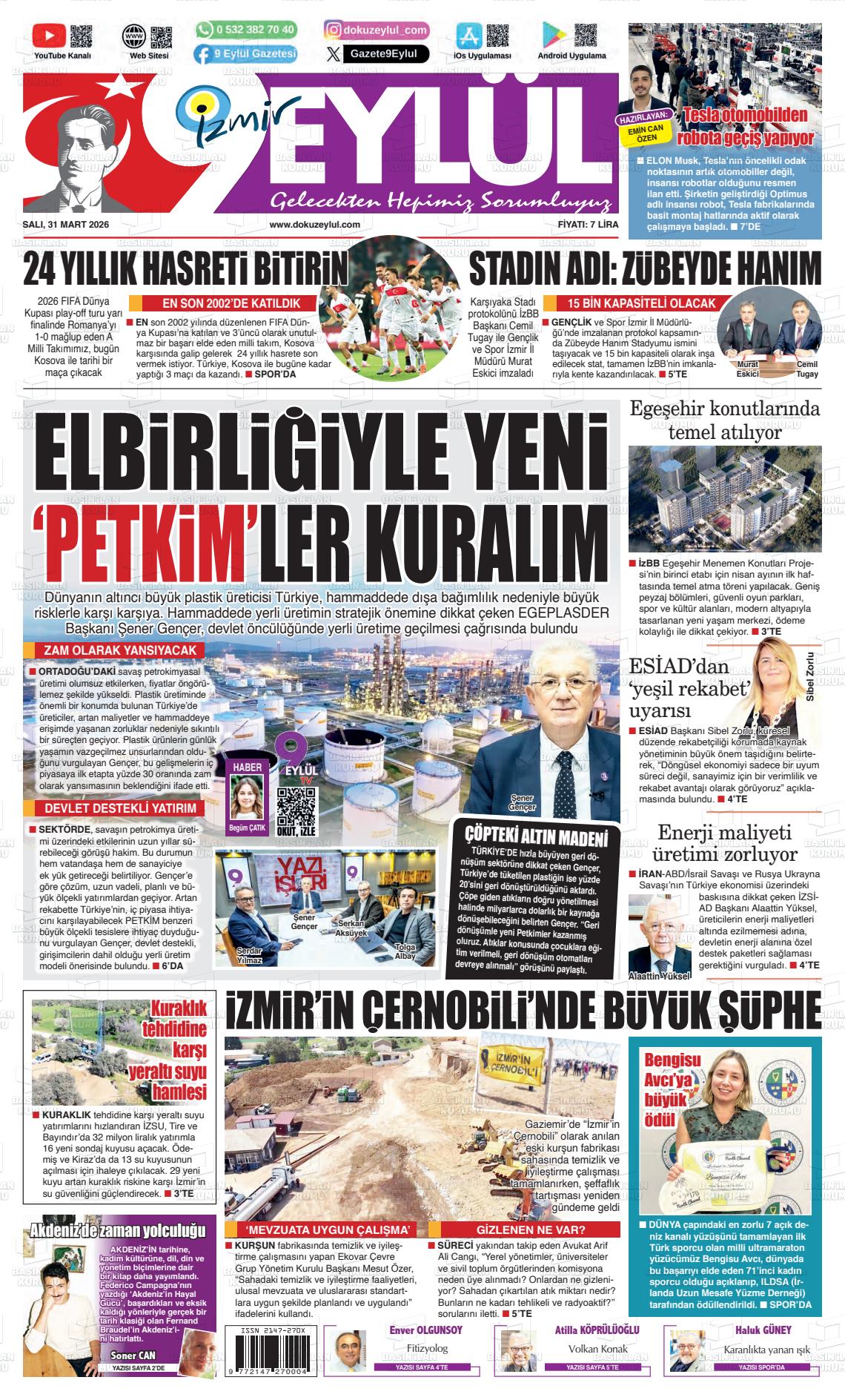 Izmir 9 Eylul 31.03.2026