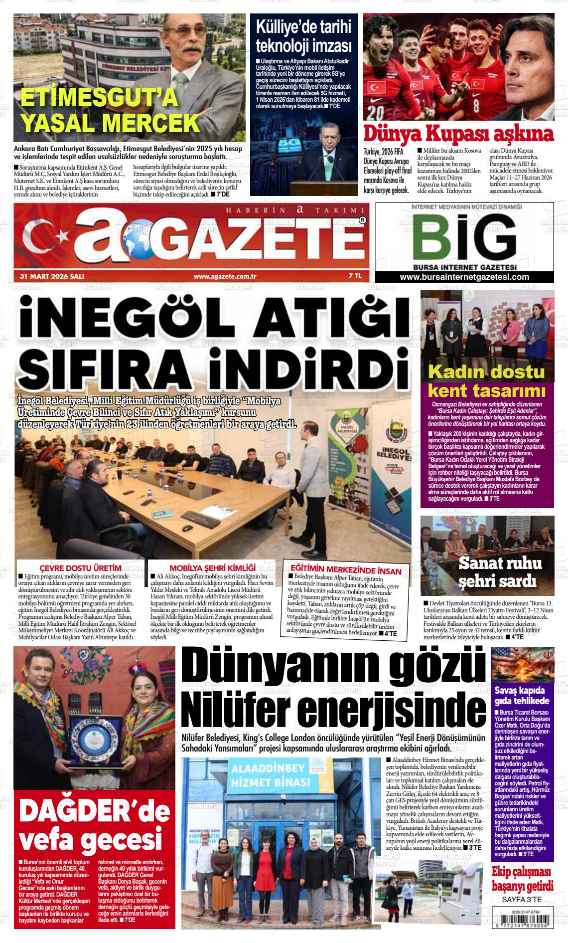 Bursa Agazete 31.03.2026