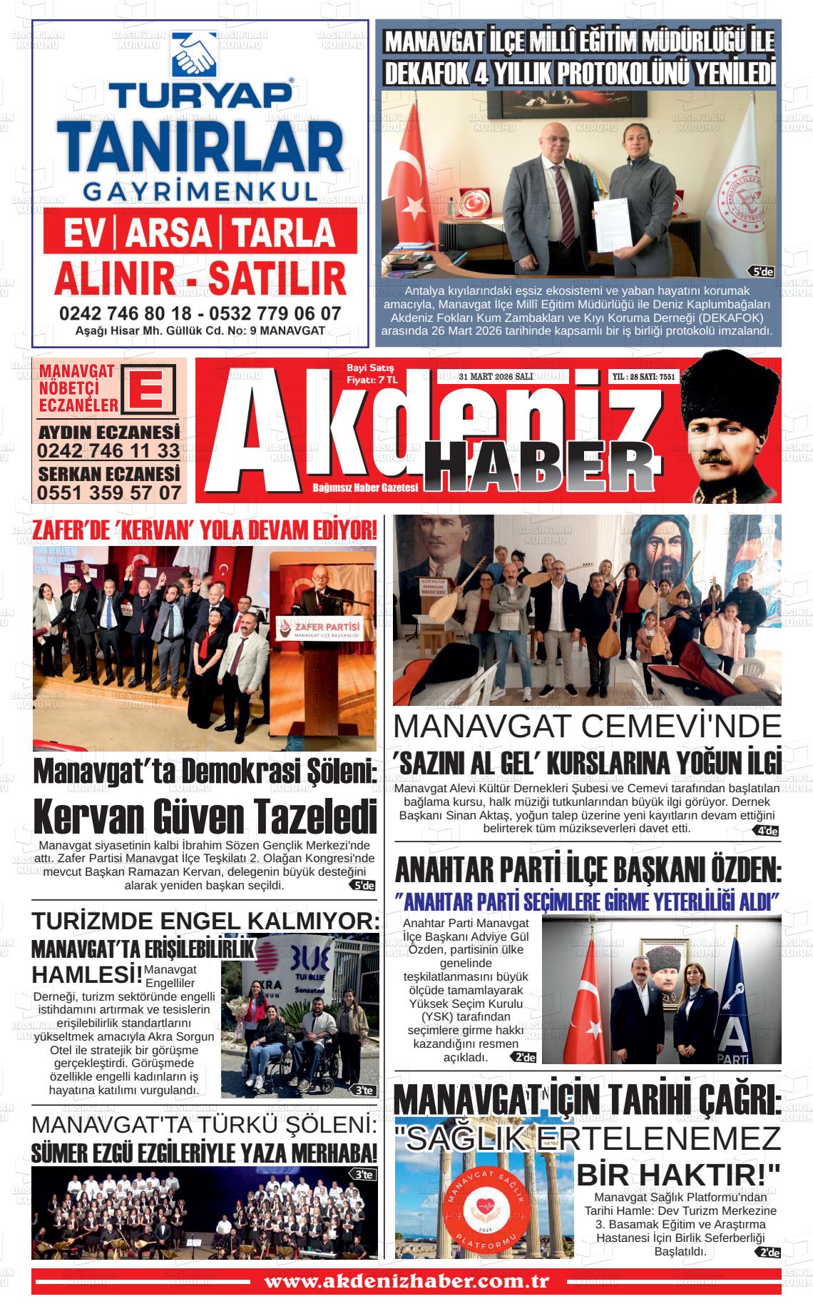 Antalya Akdenizhaber 31.03.2026