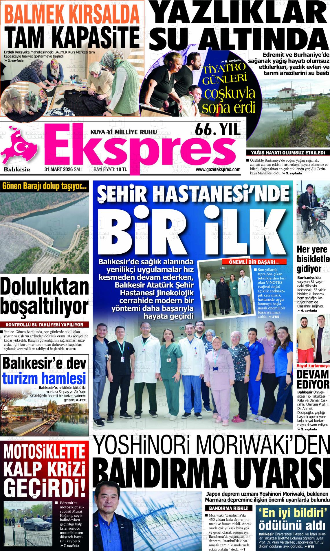 Balikesir Ekspres 31.03.2026