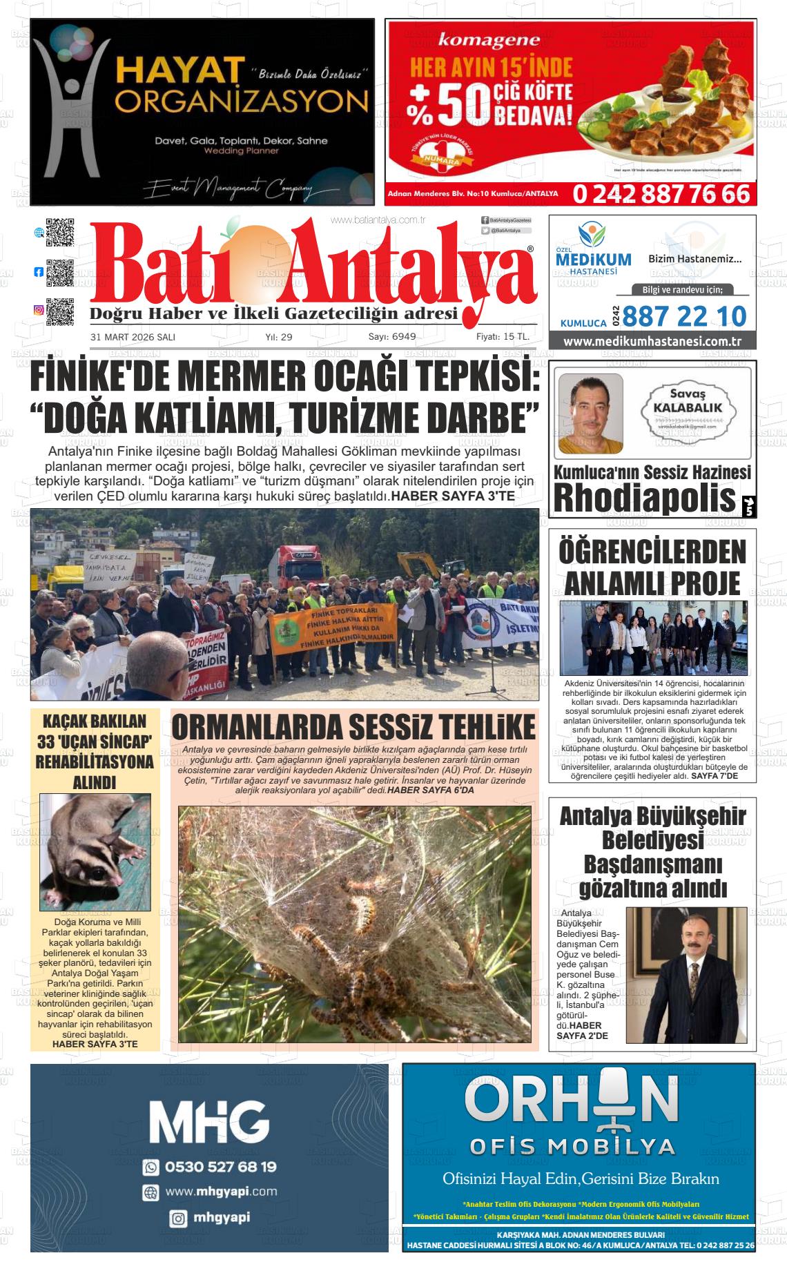 Antalya Bati 31.03.2026