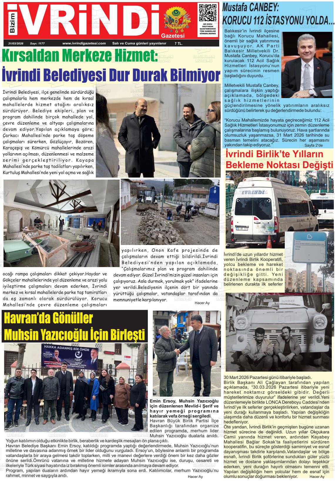 Balikesir Bizimivrindi 31.03.2026