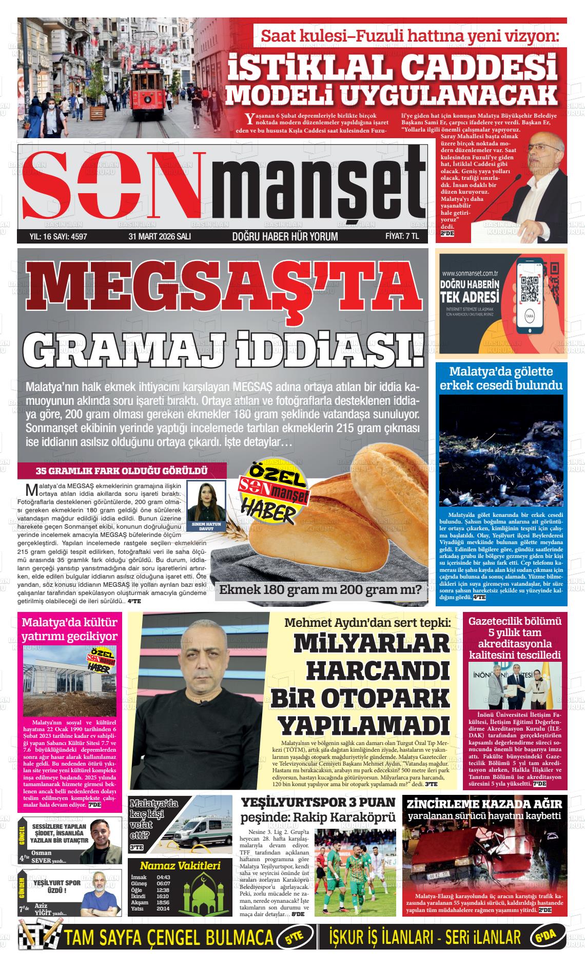 Malatya Busabah 31.03.2026