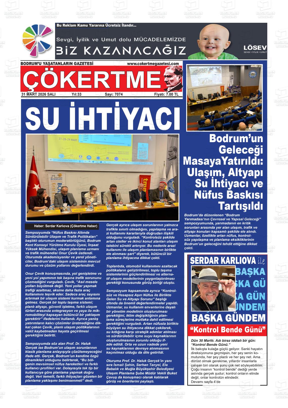 Mugla Cokertme 31.03.2026