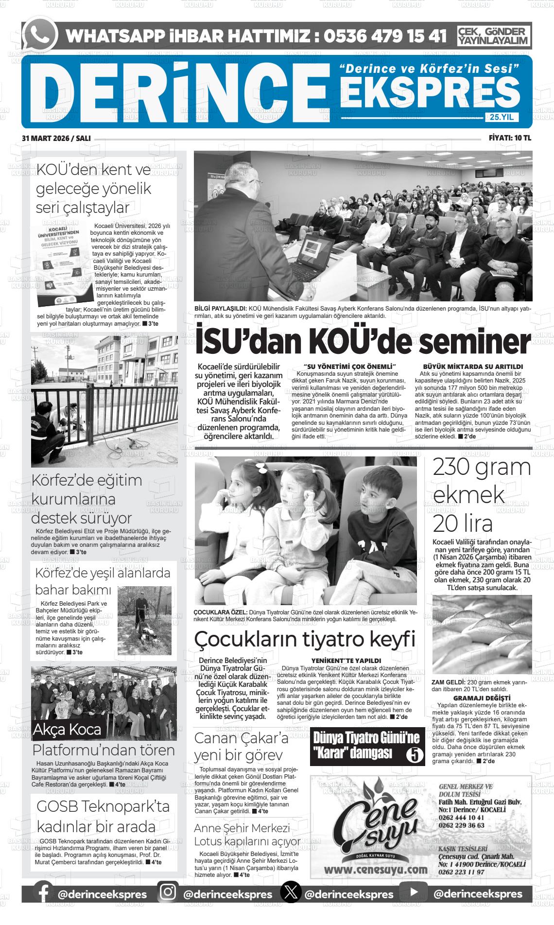 Kocaeli Derinceekspres 31.03.2026