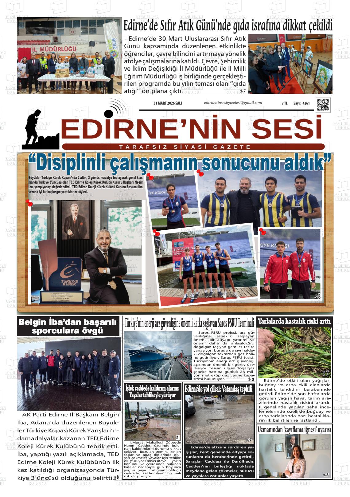 Edirne Star 31.03.2026