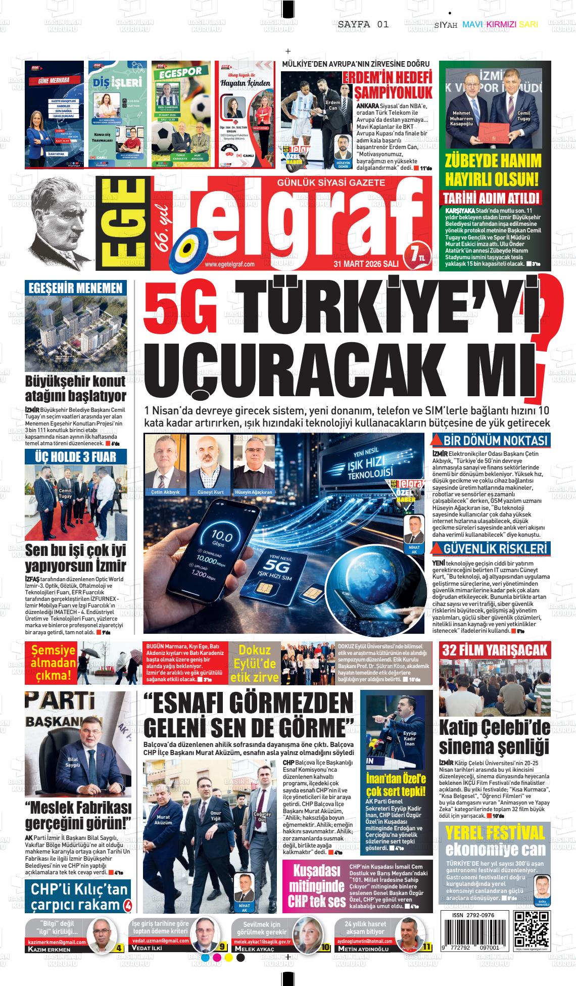 Izmir Egetelgraf 31.03.2026