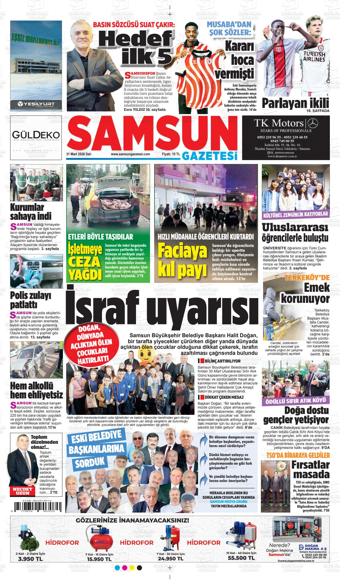 Samsun Ekip 31.03.2026