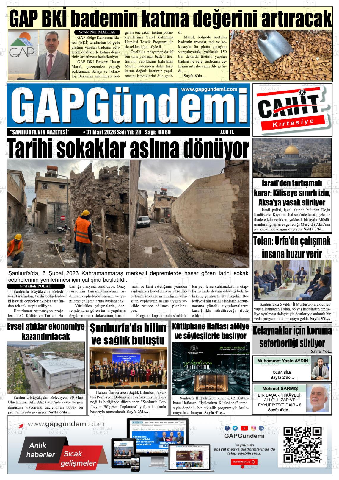Sanliurfa Gapgundemi 31.03.2026