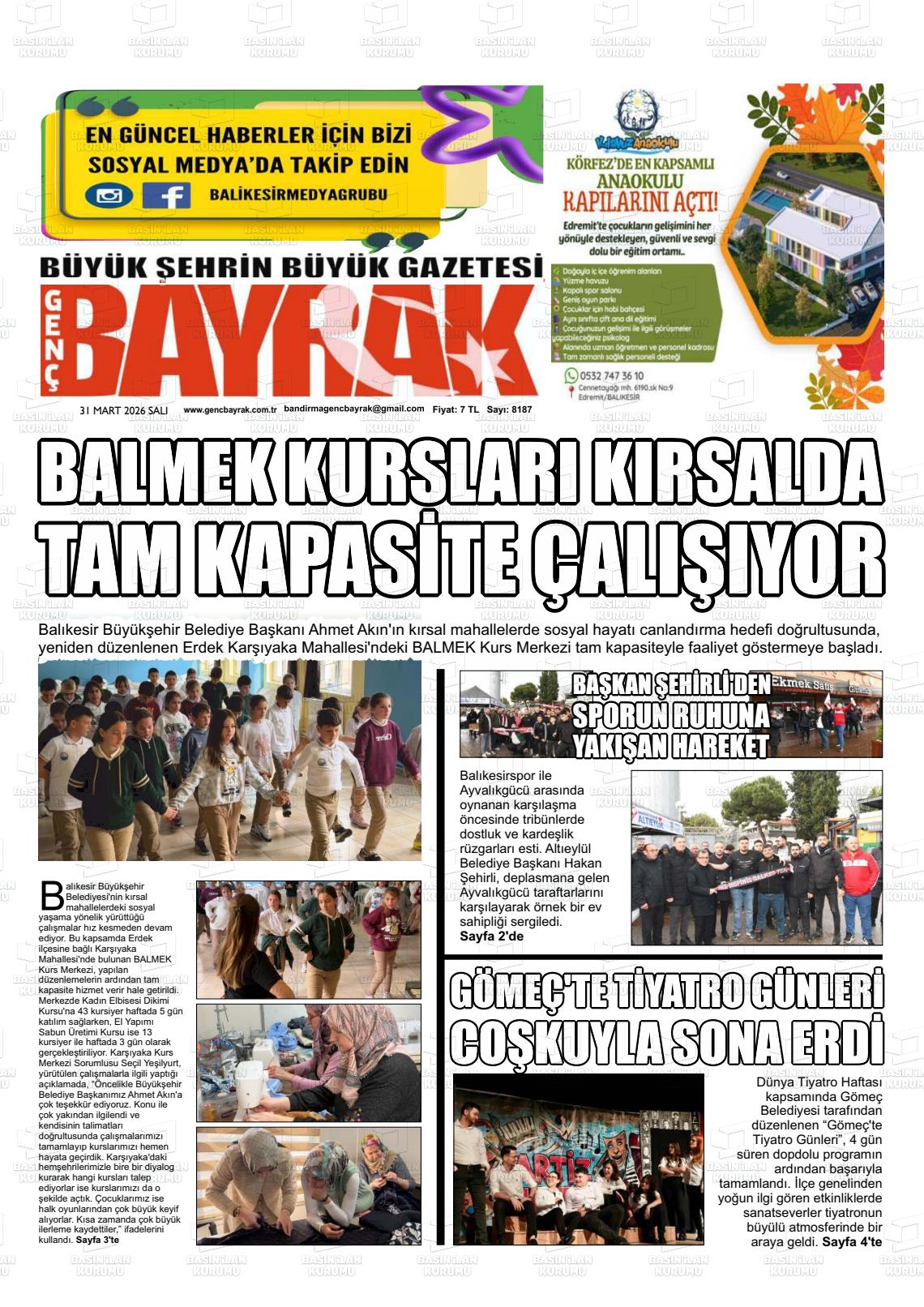 Balikesir Gencbayrak 31.03.2026