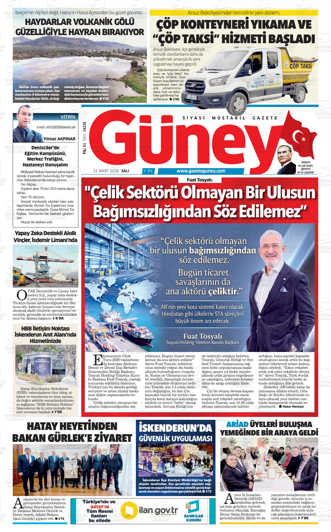 Mersin Guney 31.03.2026
