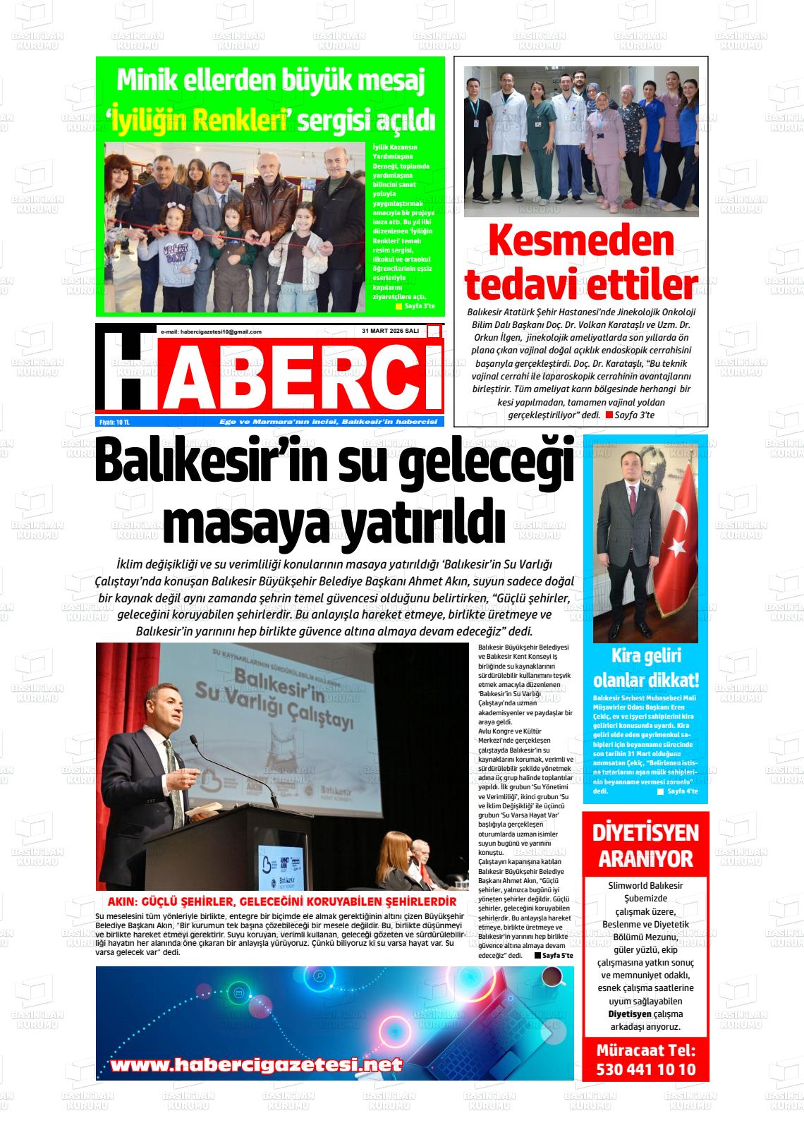 Mersin Haberci 31.03.2026