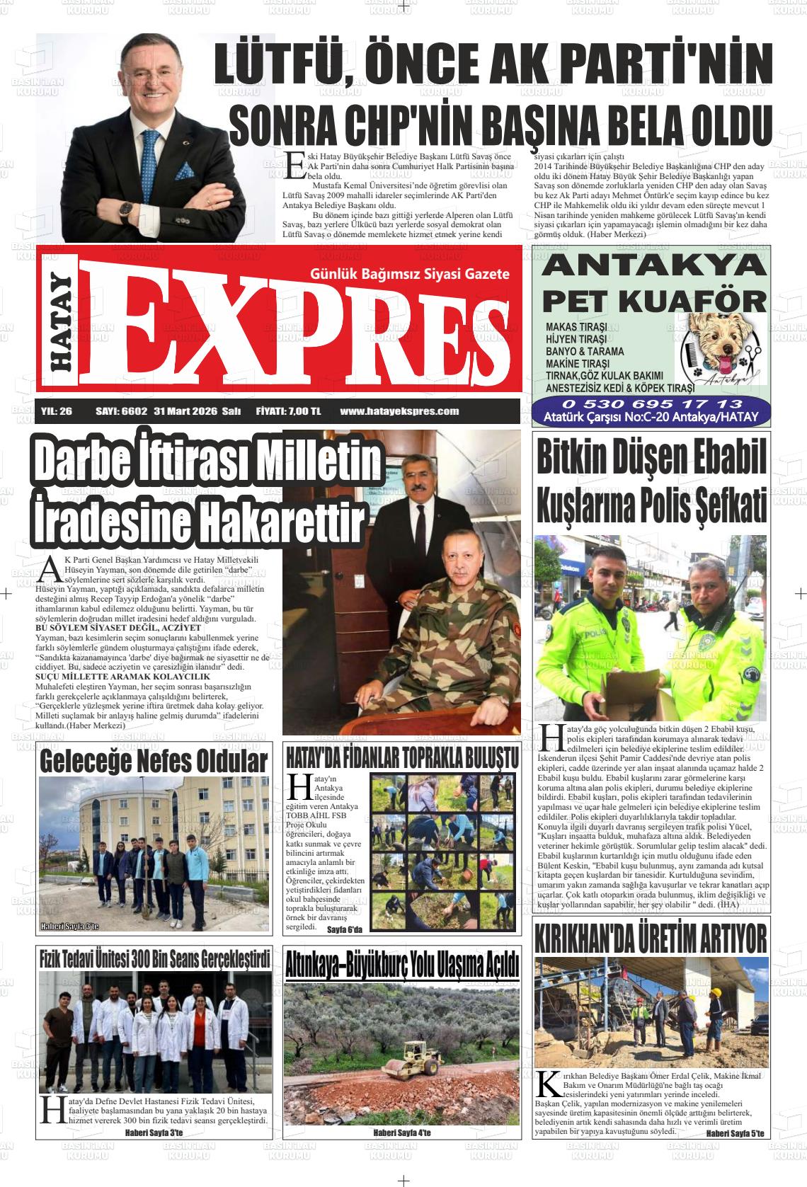 Hatay Expres 31.03.2026