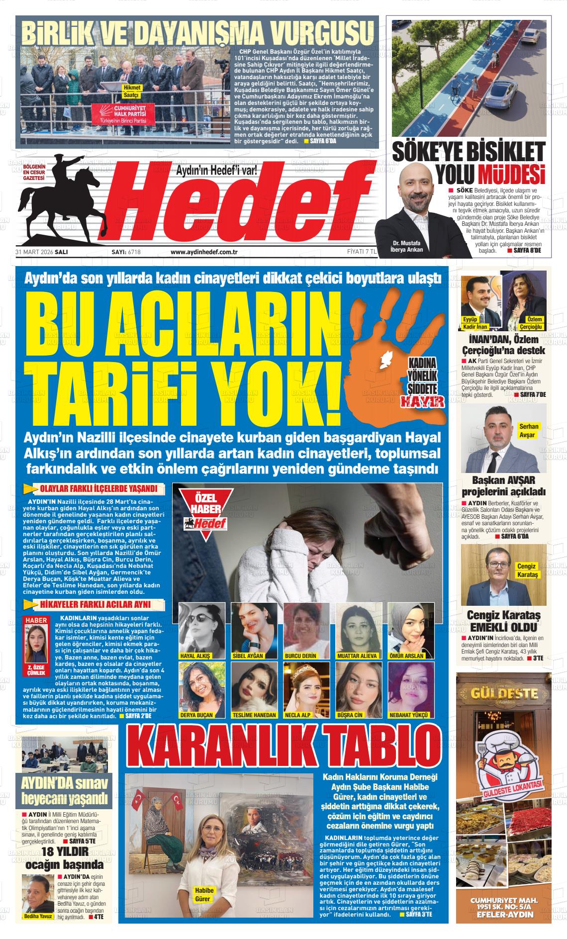 Canakkale Hedef 31.03.2026