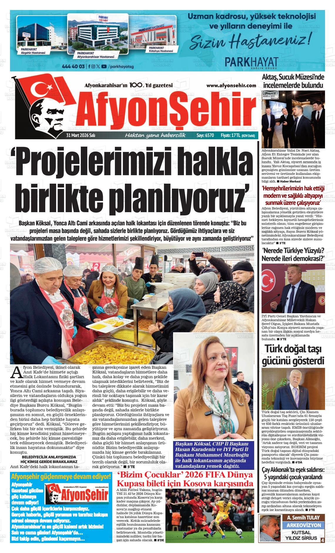 Afyonkarahisar Hisar 31.03.2026